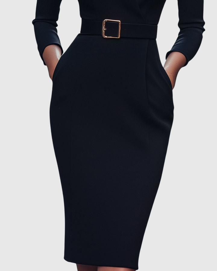 MELARCA - ELEGANT MIDI DRESS