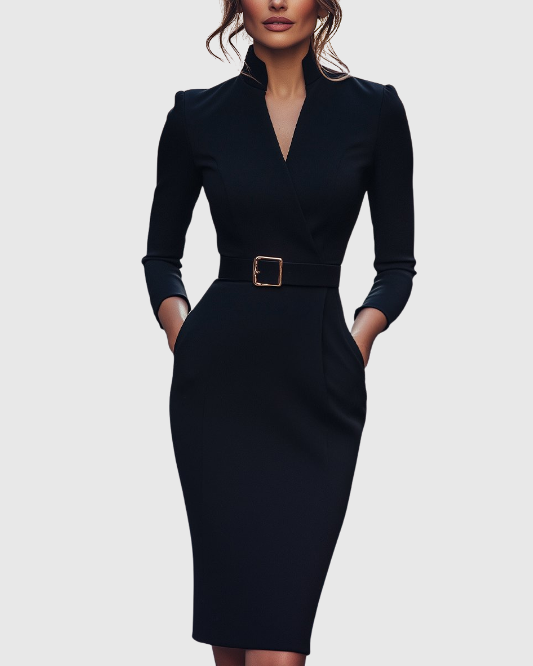 MELARCA - ELEGANT MIDI DRESS
