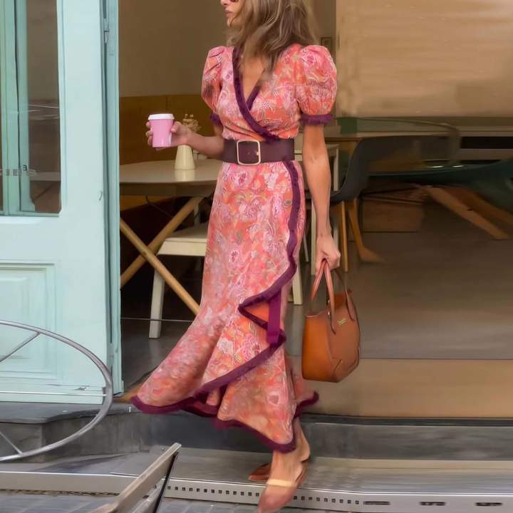 CRISTY - ROMANTIC PINK MAXI OUTFIT