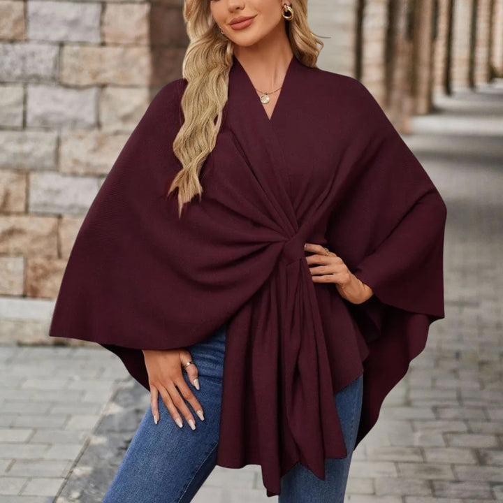 SHAYI - PONCHO SWEATER