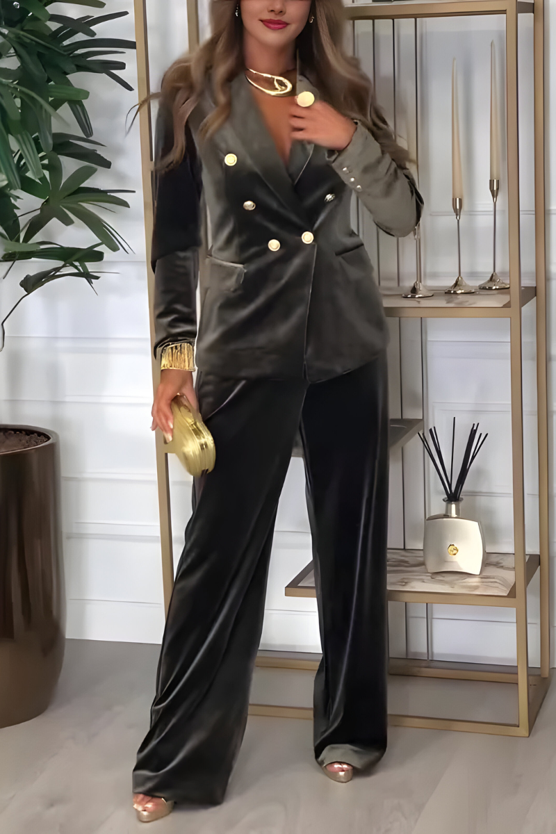 PRECY - VELVET OUTFIT SUIT