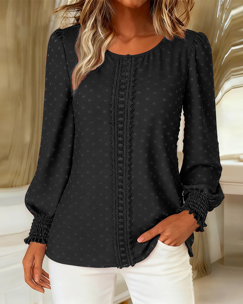 KELLY - PUFF-SLEEVE  BLOUSE