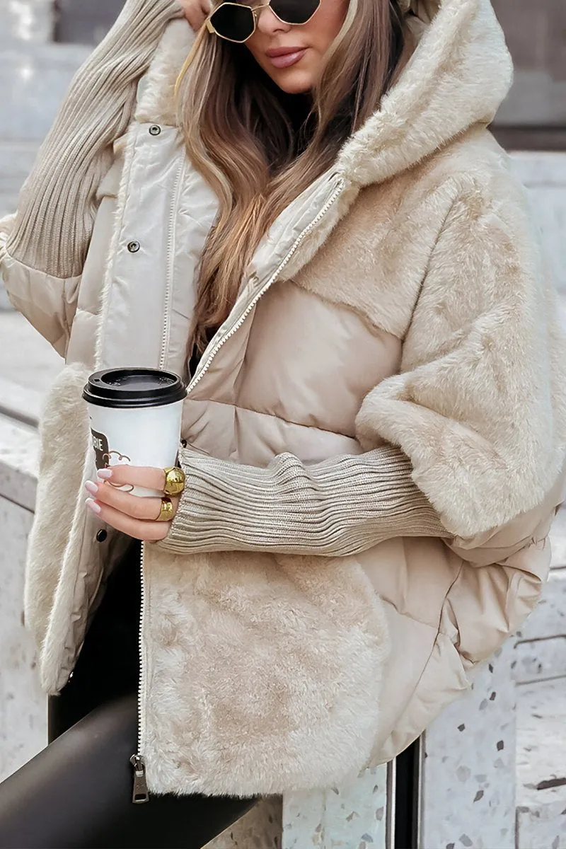 CAMILA - LINED PUFFER JACKET WITH WARM HOOD