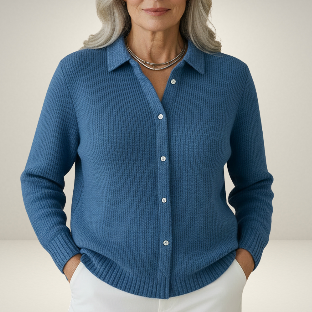 LENNIE-  CLASSIC KNIT CARDIGAN