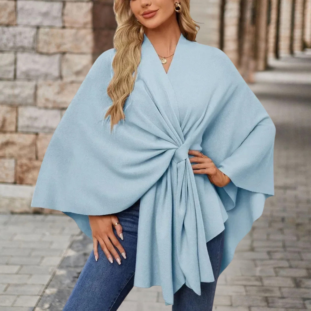 SHAYI - PONCHO SWEATER