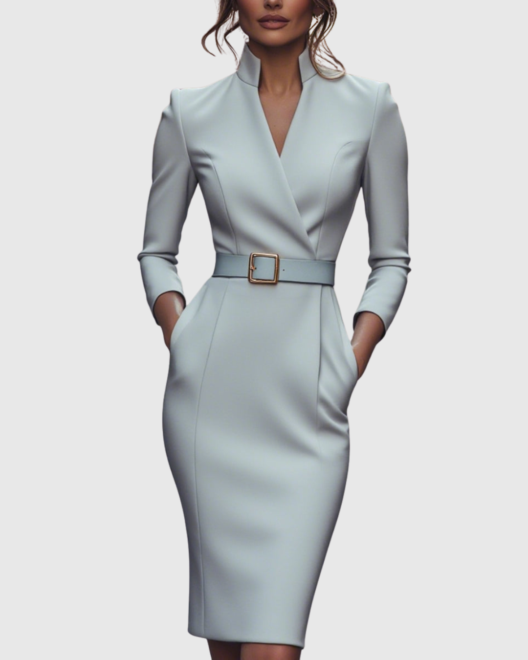MELARCA - ELEGANT MIDI DRESS