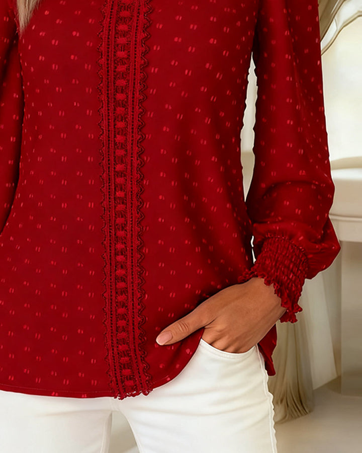 KELLY - PUFF-SLEEVE  BLOUSE