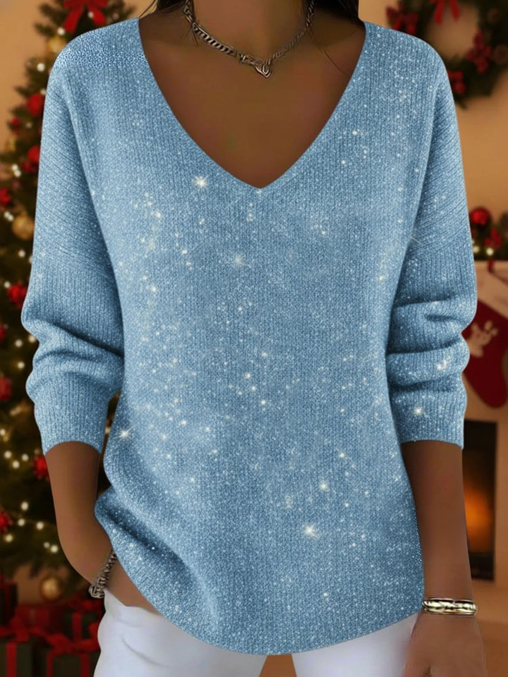 VIOLETTE - GLIMMERING COZY SWEATER