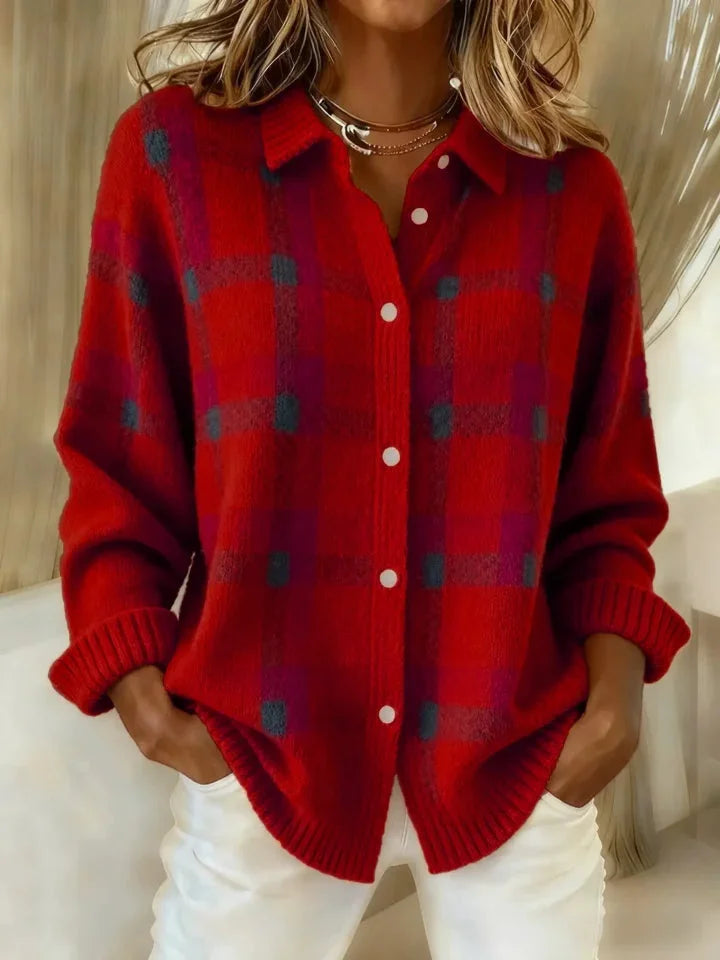 EVELYN - CLASSIC CHECK SWEATER