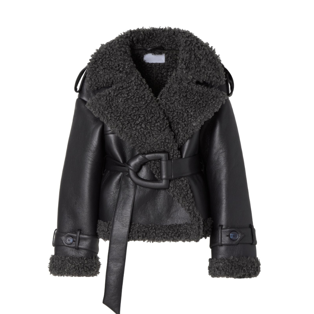AVEEN - LUXE SHEARLING COAT