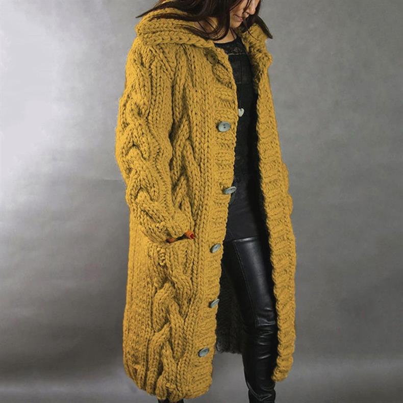 EVET - KNITTED CHUNKY COAT