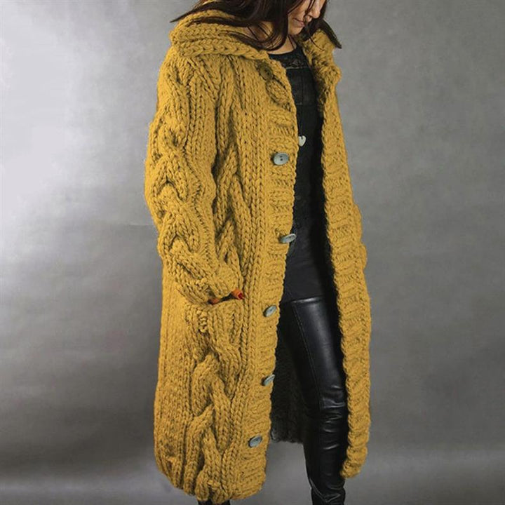 EVET - KNITTED CHUNKY COAT