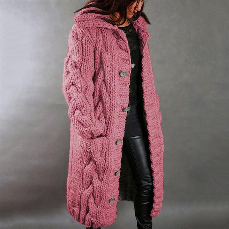 EVET - KNITTED CHUNKY COAT