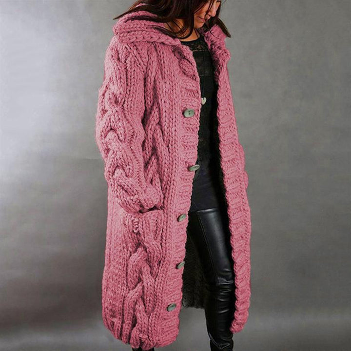 EVET - KNITTED CHUNKY COAT