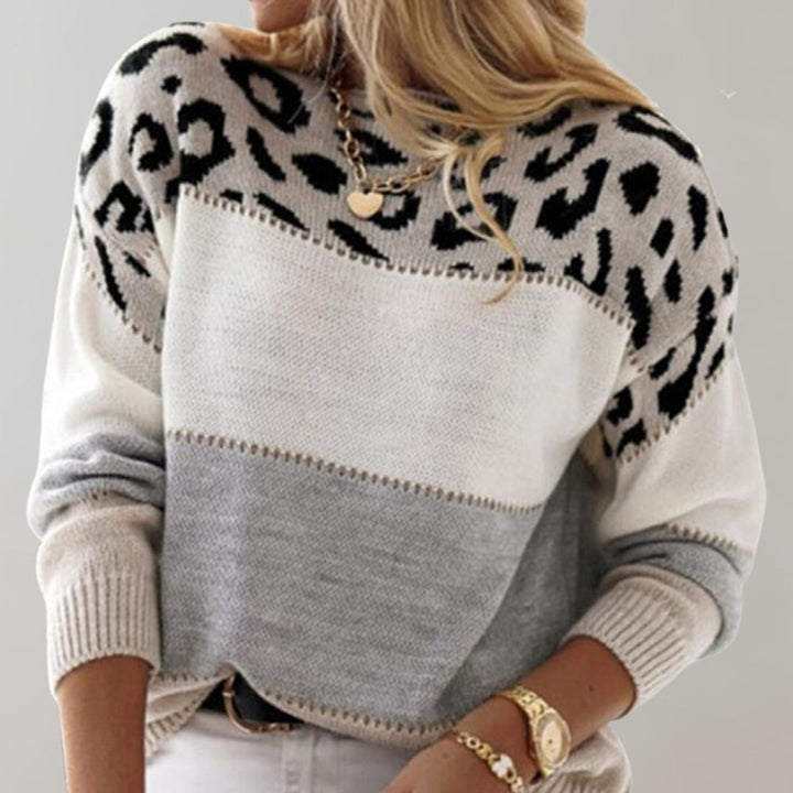 KARMI - LEOPARD PRINT SWEATER