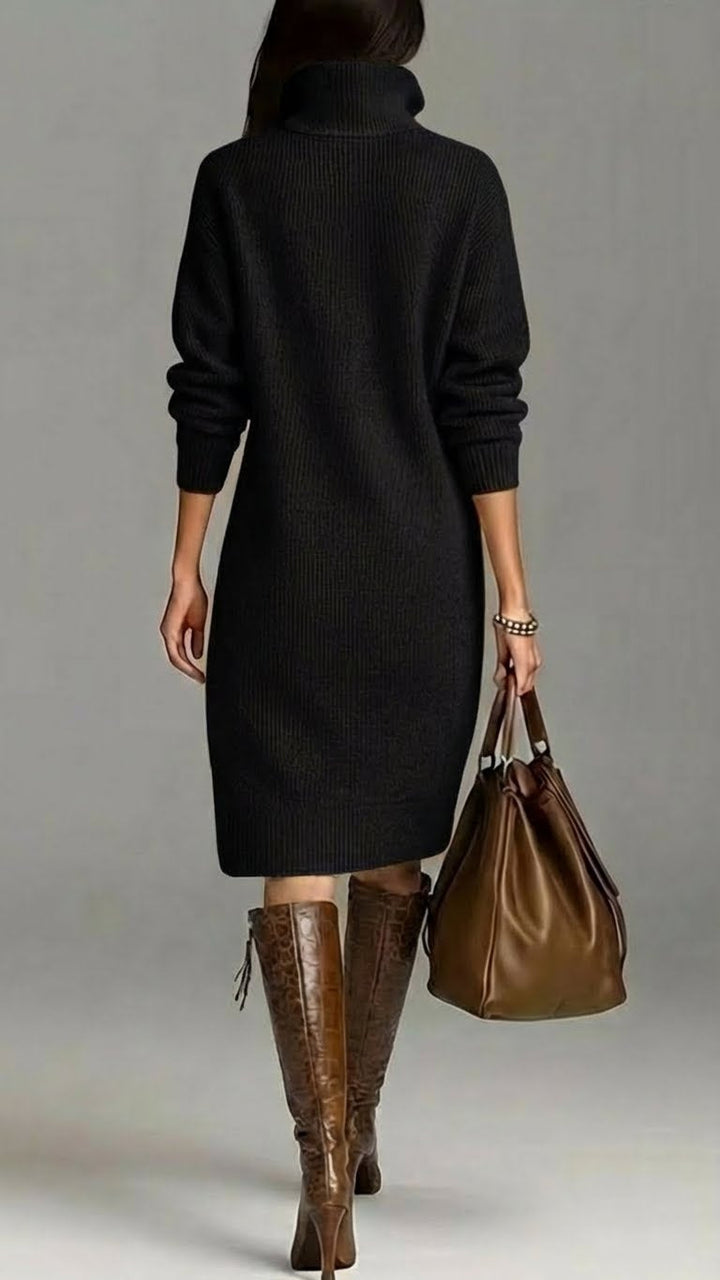 BELLE - KNITTED MIDI DRESS