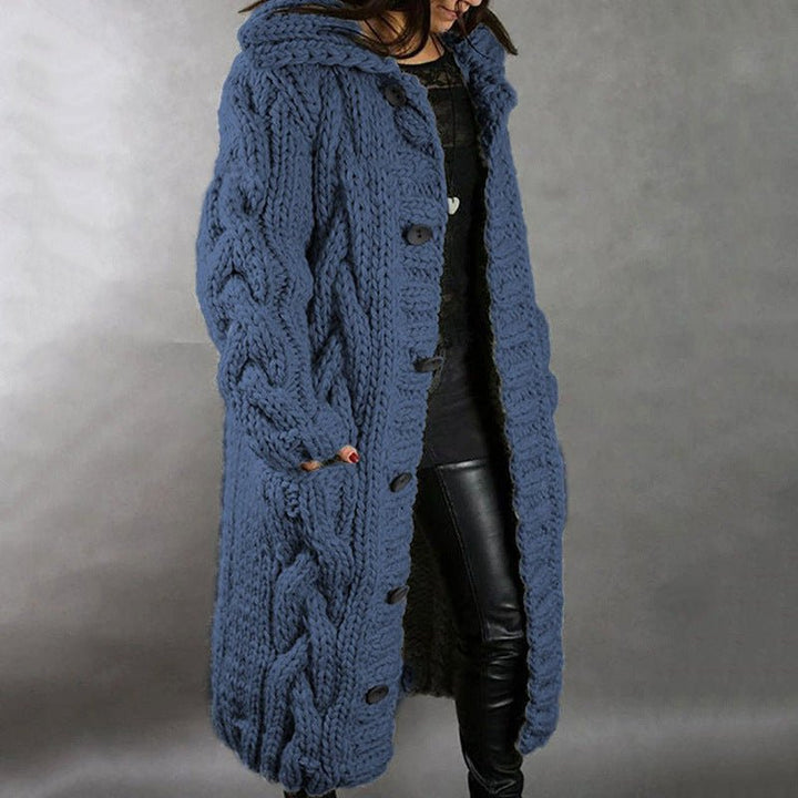 EVET - KNITTED CHUNKY COAT