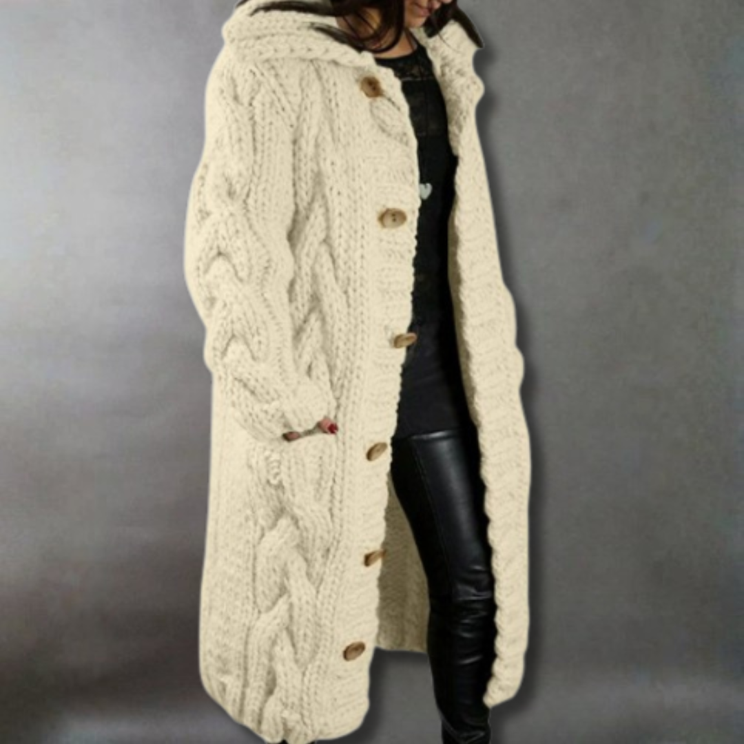 EVET - KNITTED CHUNKY COAT
