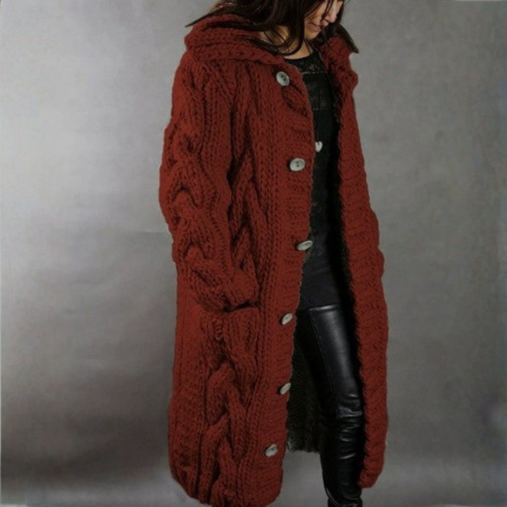 EVET - KNITTED CHUNKY COAT