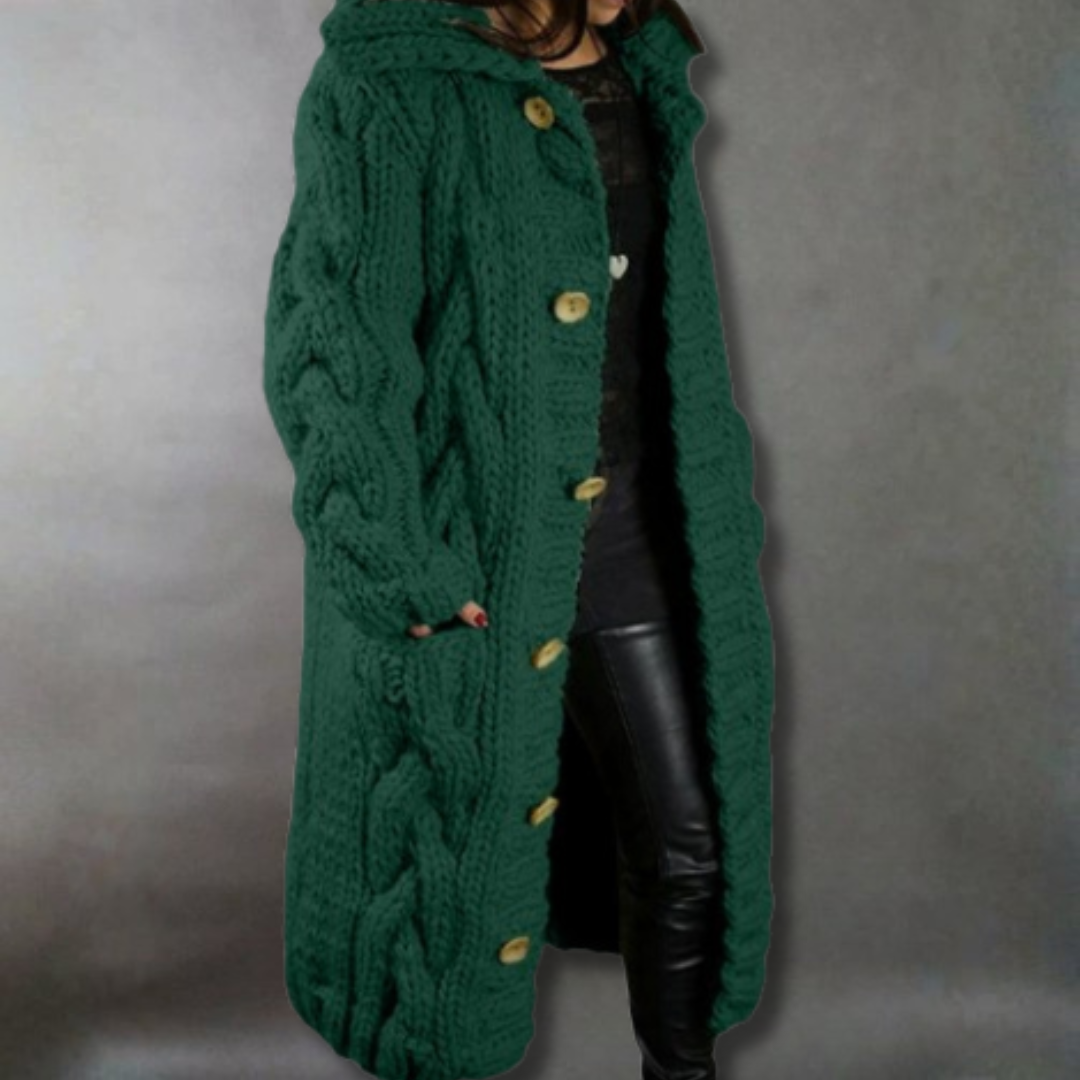 EVET - KNITTED CHUNKY COAT