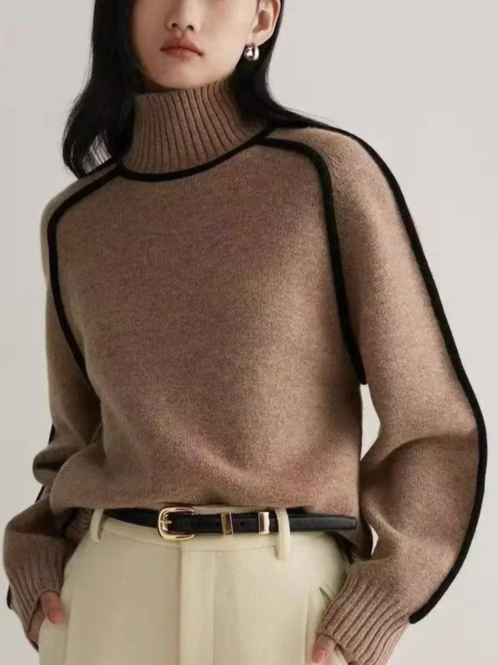 DONNA - KNITTED TURTLE NECK SWEATER