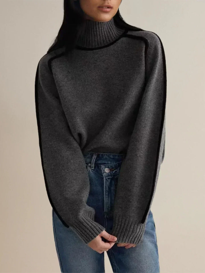 DONNA - KNITTED TURTLE NECK SWEATER