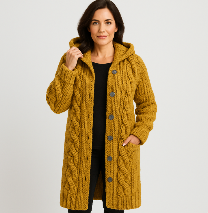 KAREN - CHUNKY KNIT COAT