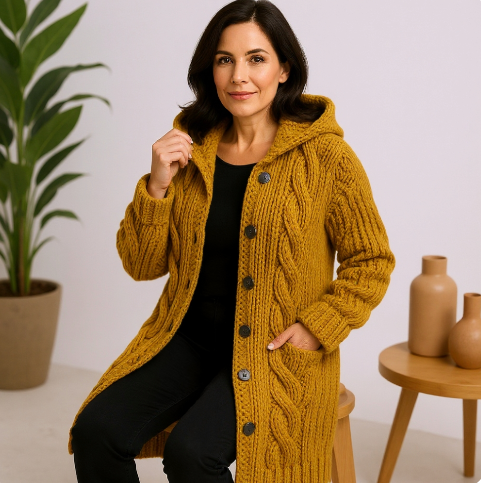 KAREN - CHUNKY KNIT COAT
