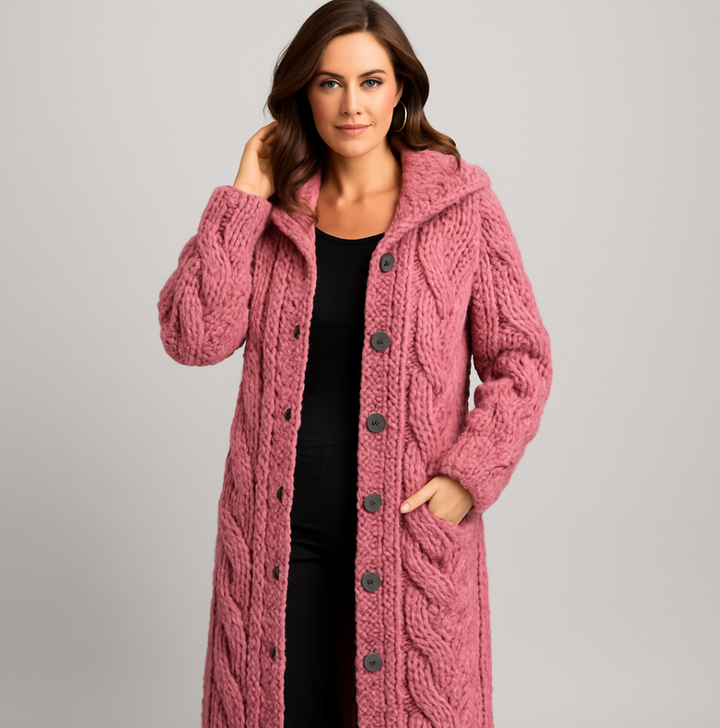 KAREN - CHUNKY KNIT COAT