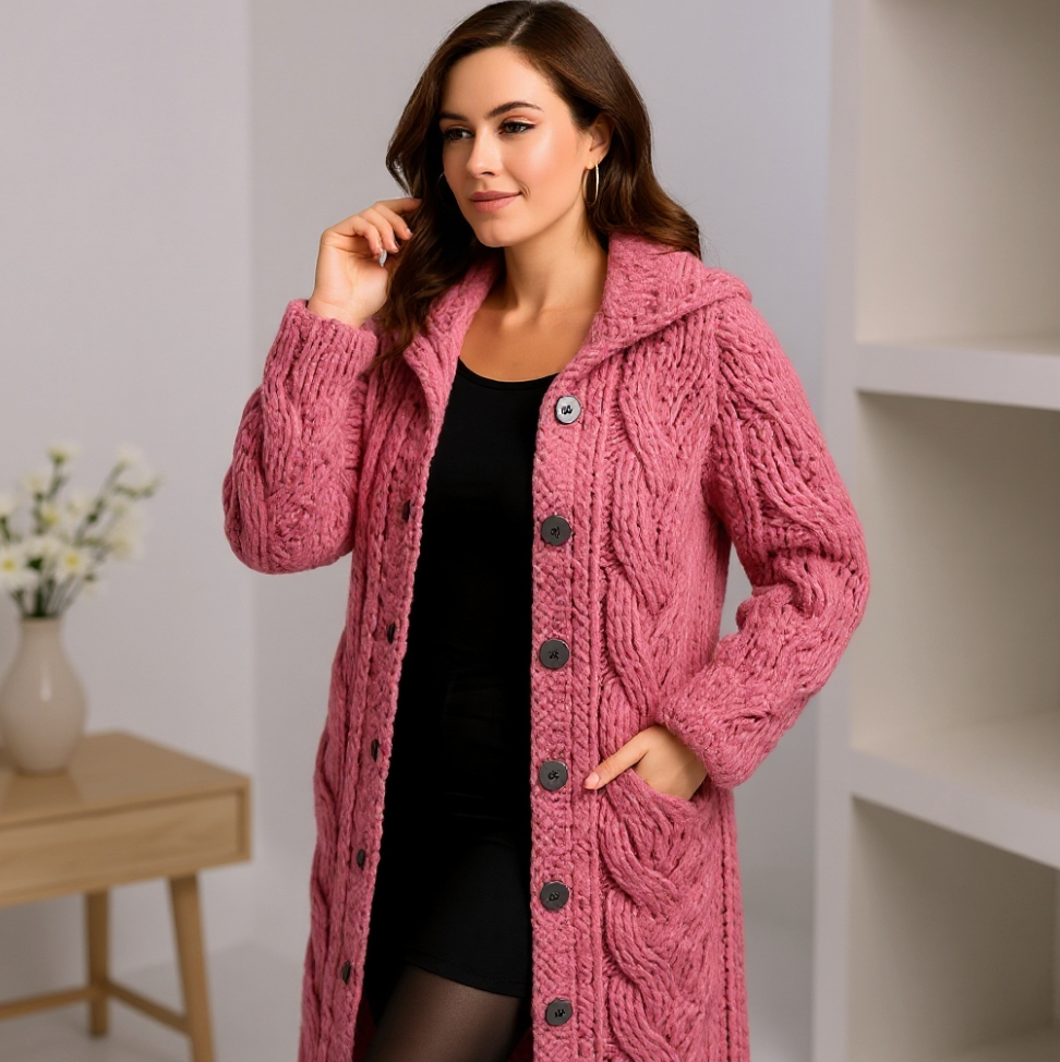 KAREN - CHUNKY KNIT COAT