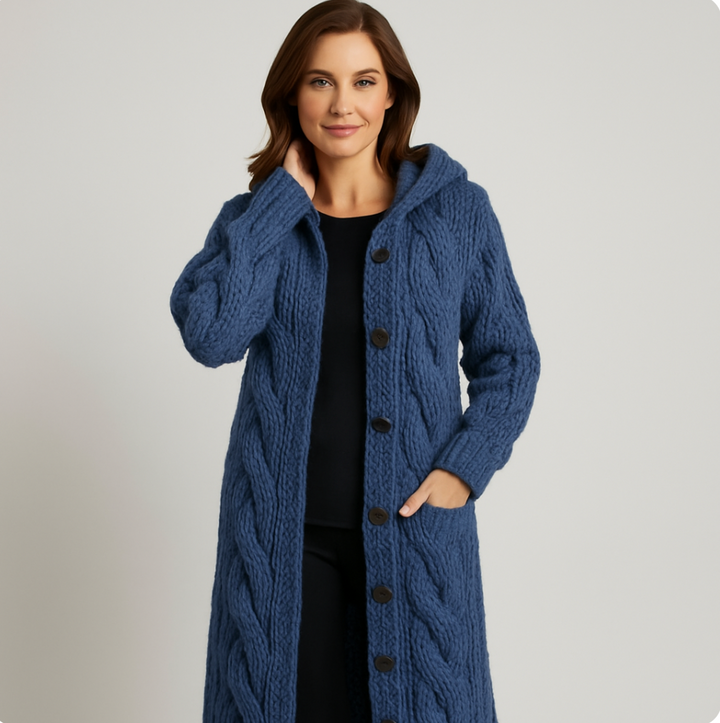 KAREN - CHUNKY KNIT COAT