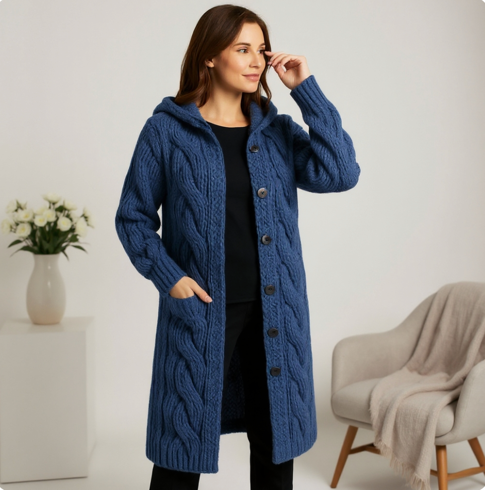 KAREN - CHUNKY KNIT COAT