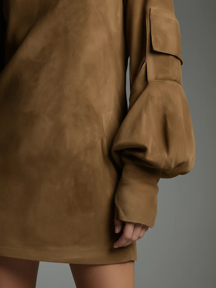 ZANDRA - SUEDE MINI DRESS