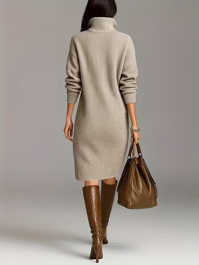 BELLE - KNITTED MIDI DRESS