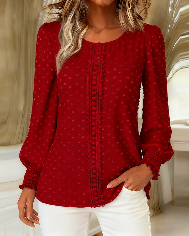 KELLY - PUFF-SLEEVE  BLOUSE