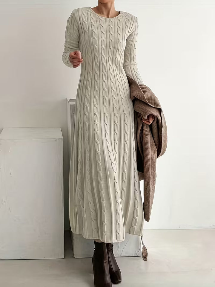 HAILEY - CHIC LONG KNIT DRESS