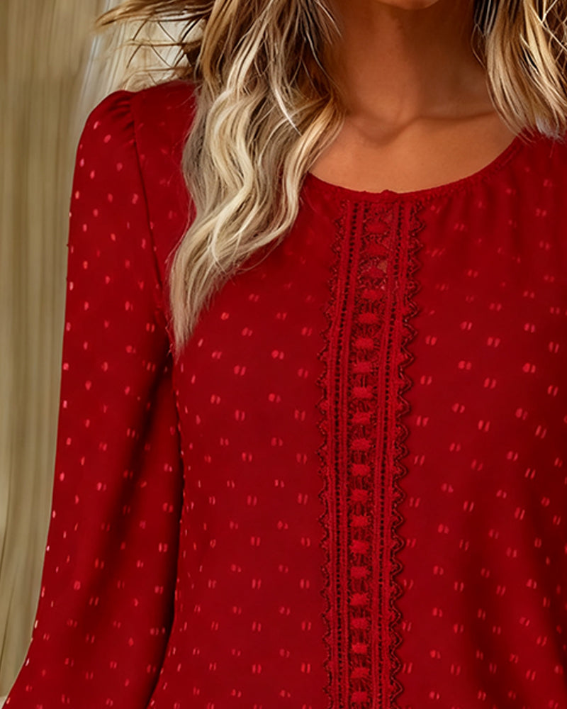 KELLY - PUFF-SLEEVE  BLOUSE