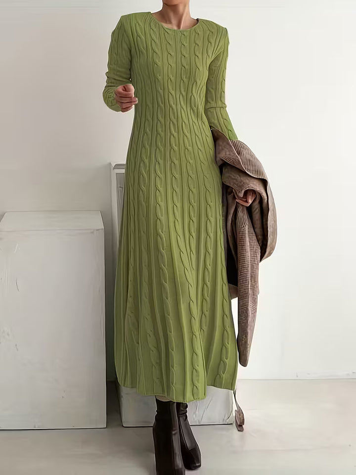 HAILEY - CHIC LONG KNIT DRESS