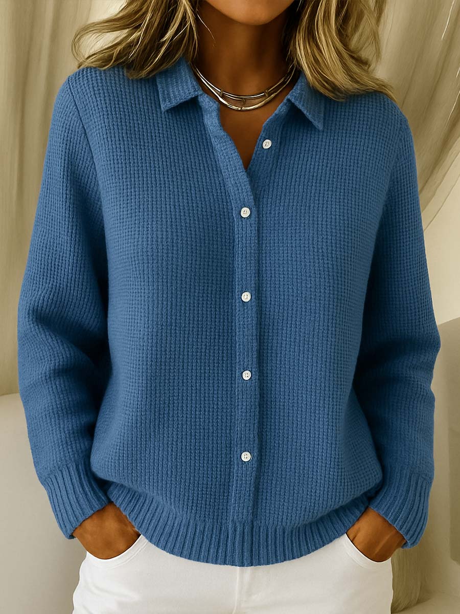 LENNIE-  CLASSIC KNIT CARDIGAN